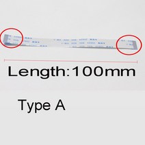 1PCS 0.8mm 피치 플랫 유연한 케이블 FFC FPC LCD A 전방 100/150/200/300mm AWM 20624 80C 60V VW-1 34/32, 01 100A_19 26P