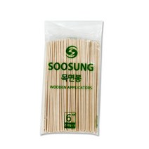 수성 목면봉 6인치 200pcs 1팩 병원 치료도구 면봉 나무면봉 솜면봉