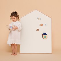 릴리후스 원톤 M 아이보리(N) 유아 자석 칠판 화이트보드, 아이보리/내추럴