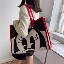 미키마우스 대용량 숄더백 토트백 여행용 보스턴 노트북 당일치기 골프 가방 도날드 덕