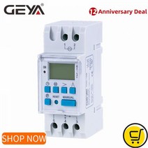 전기타이머 블루투스 타이머 스위치 주간 디지털 GEYA 천문 LCD 디스플레이 16A 20A 30A 타이밍 제어 위도 110V 220V, 20A 220V