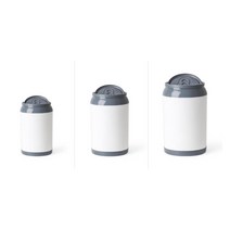 예쁜 소형 플라스틱 깡통 뚜껑 책상 쓰레기통 거실 공공기관 뚜껑형 화장실, 휴지통 5L