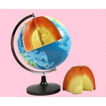 지구본 지구의 세계로지구본 지구 내부 구조 모델 입체 지구 모델 32cm 교재 중학교 지리 교재