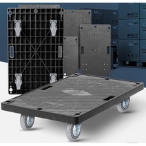 대형 짐 운반 블랙 사각 저소음 달리 구루마 대차카트 이동수레, 검정사각달리국산인라인중