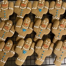 진저맨 캑터스 쿠키 (선인장 캐릭터 쿠키) 수제 디저트 구움과자 화이트데이 답례품