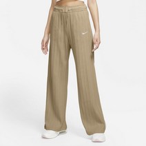 (국내매장판) 나이키 트레이닝팬츠 우먼 여성 NSW JRSY RIB 와이드 레그 팬츠 베이지