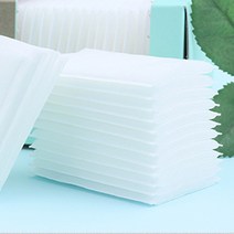 예민한 피부용 클렌징 부직포 화장솜 80매 보풀이적은 저자극 코튼솜