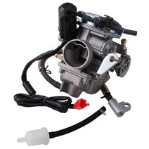 GY6 125 150CC 스쿠터 ATV 카즈마 ​​BAJA KYMCO TAOTAO SUNL 탱크 기화기 CARB, 하나, 은