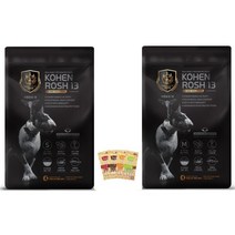 리얼네이처팜 코헨로쉬13 국내산 동애등애 공충 단백질사료 저알러지 피부 관절 예방사료 2kg + 설레개 강아지츄르 4p, 스몰바이트(소형견)