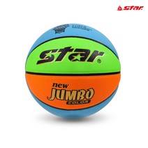 스타 농구공 뉴점보 칼라 5호 6호 7호 공인구 아동 청소년 성인, BB417C
