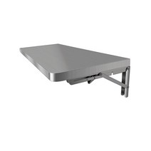 304 스테인레스 스틸 접이식 철제선반 벽설치 선반 80cm 100cm 120cm, 길이80x폭40