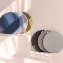 바보사랑 NEW 모세스 원형 방석 폴리폼 8컬러 사무실 벤치 의자 학교 카페 식탁 .웨이메이커, NEW폴리폼타입(33.3cmx2cm)／그레이