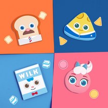 리틀블링 브레드이발소 캐릭터 미니손거울, 오늘의 귀요미_치즈