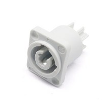 파워콘Powercon Connector Lockable Cable Chassis Socket for Electric Drill LED Screen Stage Lighting, 01 3pins white famale, 3pins white famale