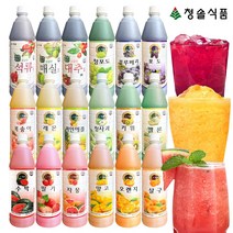 청솔 과일원액 음료베이스 835ml 에이드 스무디 / 수박 딸기 자몽 오렌지 망고 살구 복숭아 레몬 파인애플 청사과 키위 멜론 청포도 블루베리 포도 대추 매실 석류, 청솔 상큼한 석류 음료 베이스 835ml