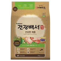 건강백서 어덜트 곡물 건강한 체중 반려견 사료, 8개, 3.9lg