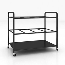 센터 폼롤러 정리함 정리 철 철제 요가매트 거치대, 블랙 매트(80x50x70CM)