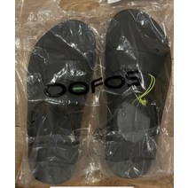 우포스 슬리퍼 쪼리 OOFOS OOahh Slide Sandal 여성 US 11 남성 9 Black NEW