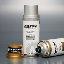 모로토우 메탈 락카스프레이 리폼페인트 2가지 색상 은은한 광택 골드 실버, S420 메탈릭 실버 (337310)