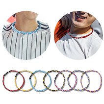 스포츠 목걸이 패브릭 야구목걸이 끈 악세사리