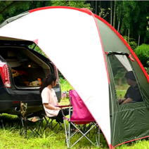 한스터프 차량용어닝 SUV 차박 타프 그늘막, 화이트