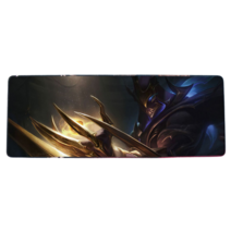 롤 LOL 디자인 마우스 패드 79종 시리즈 리그 오브 레전드 장패드 3mm 두께, 800x300mm + 3mm개, 심황