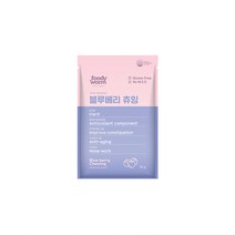푸디웜 저알러지 기능성 영양 애견견 간식 50g, 블루베리츄잉, 3개