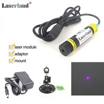 405nm UV 자외선 보라색 파란색 200mW 100mW 포인트 도트 다이오드 레이저 모듈 1668, 50mW_미국 플러그