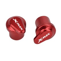 야마하 XMAX300 엑스맥스 타이어 에어캡 밸브캡 공기압캡 튜닝 커스텀 파츠, 레드 1쌍(XMAX)개