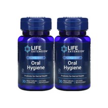 라이프익스텐션 FLORASSIST Oral Hygiene 30정 식물성 로젠지 2세트 자일리톨 만니톨 스피어민트 함유