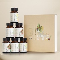 행꾸 천연벌꿀 선물세트 토종 꿀 답례품, 1세트, 밤꿀6입+쇼핑백