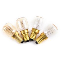 오븐 전구 220v240v 고온 15w 25w 300 도 Ses E14 토스터 스팀 쿠커 후드 램프 1 개