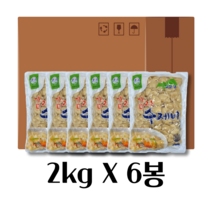 십장생 송학 감자수제비 1박스(2kgx6봉)