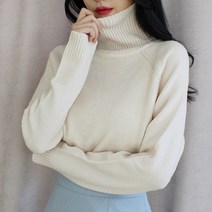 데일로엔 여성용 터틀넥 여자 니트 스웨터