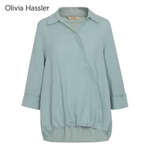 [올리비아하슬러] 랩 스트링 블라우스