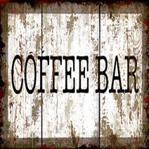 Original Vintage Design Coffee Tin Metal Wall Art Print Poster Thick Tinplate Wall Decoration Sign, 1