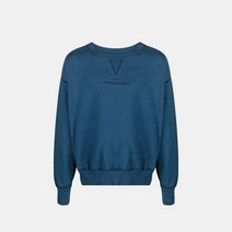 [메종마틴마르지엘라] [명품]남성 마르지엘라 22FW 리버스로고 블루 맨투맨 S50GU01