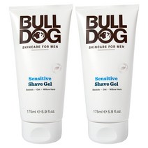 불독스킨케어 센시티브 쉐이브 젤 175ml 2팩 Bulldog Sensitive Shave Gel