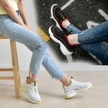 엣지걸슈즈 A888 레트로 스니커즈 5.5cm굽