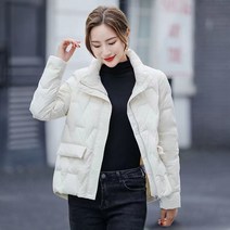 DFMEI 패딩 숏 추동 여성 식빵 가벼운 겉옷 따뜻한 빅사이즈 루즈핏 슬림코트