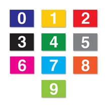 숫자띠라벨-창원(필름지) 도서관 도서분류 숫자 스티커, 6 예술