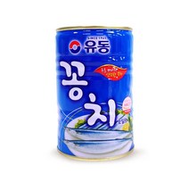 위너리스 유동 천일염 꽁치 캔400g 묵은지찜 생선 무조림반찬, 유동 꽁치통조림400g 2개