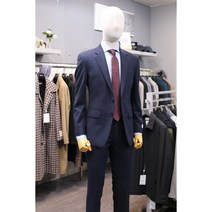 본 정장 네이비 그림자 글렌 체크 패턴 남성 슈트 BN9FJA521 BL