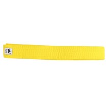 2.5 미터 전문 태권도 벨트 가라테 유도 더블 랩 무술 스트라이프 스포츠 벨트, 06 260cm, 05 YELLOW