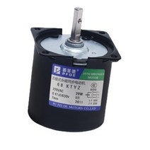 1 마력 모터 68ktyz 28w ac 220v 영구 자석 동기 기어 포지 및 네거 마이크로 저속 다중 속도 대형 토크, 110rpm