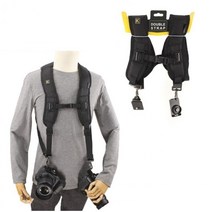 DSLR 카메라 듀얼 퀵스트랩 더블 숄더 슬링 조끼 벨트, 상세페이지 참조
