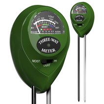 3 in 1 수분 햇빛 PH 측정기 토양 물 산성 센서 휴대용 정원 식물 꽃 테스트 가정용 분석기, CHINA, as show 1pcs, 01 1pcs