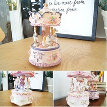 뮤직박스 딸 생일 선물 메리 고 라운드 LED 오르골, 옥천쿠팡 퍼플