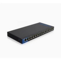 링크시스 LINKSYS LGS116 스위칭허브 16포트 1000Mbps, 상세페이지 참조, 1개