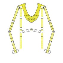투명 모델 누끼 옷걸이 프레임 쇼핑몰 의류 촬영용 상의, 행거 + 지지대  규격